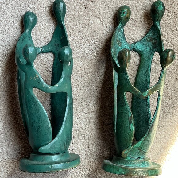 Family Cast Iron Silhouette (Set of TWO) (h/a/x) - Picture 2 of 13